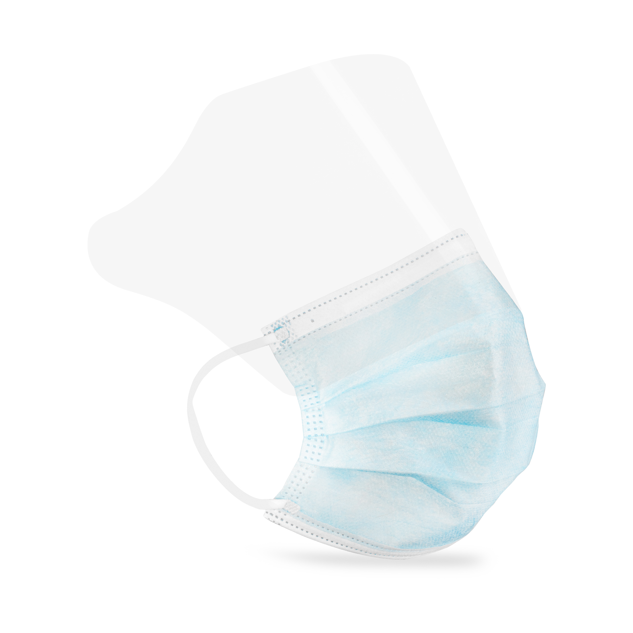 Mask Surgical Dukal® Pleated Earloops with FluidShield One Size Fits Most Blue NonSterile (25/BX 8BX/CS) by Dukal Corporation  ID 1560